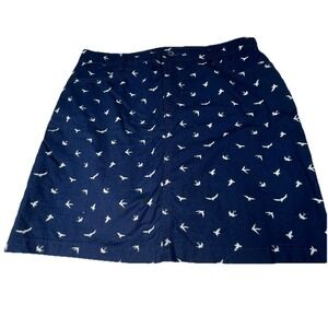 St. John's Bay Skort Women's Size 8P Khaki Chino Above Knee Mini Mid Rise